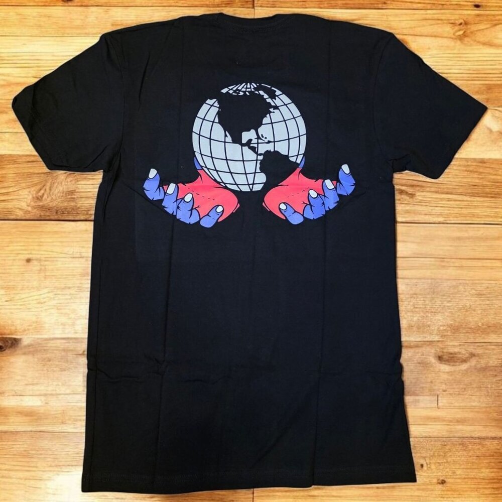 DJ‎ Dombresky Globe T-Shirt Mens Small Black 2019 Sold Out EDM House Rare